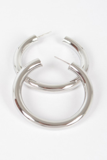 5Cm Metal Pipe Earring