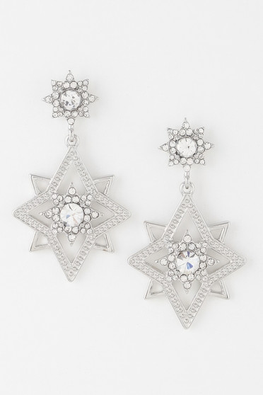 Shining Star Dangle Earrings