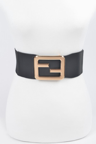 Metal Buckle Plus Size Elastic Belt​