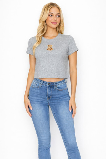 Teddy Bear Crop Top