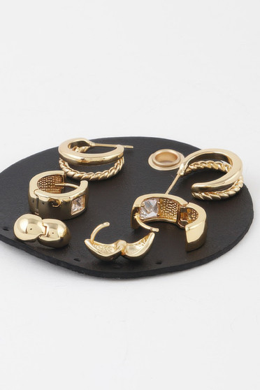 Multi Luxury Hoop Earrings Set