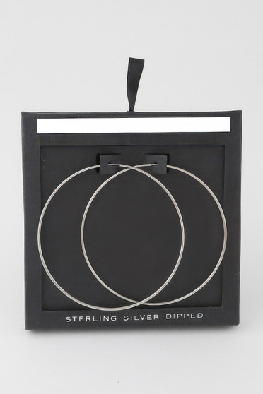 Shiny Delicate Hoop Earrings