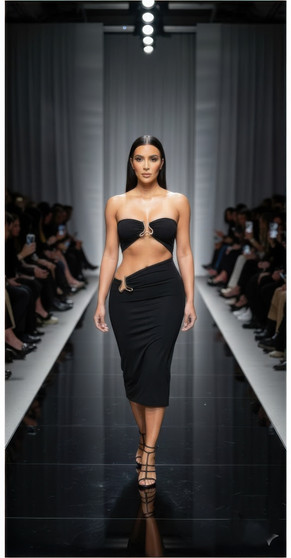 A Sharp Triangular Cutout Midi