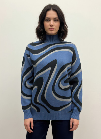 Ninety Printed Sweater​​​​​​​