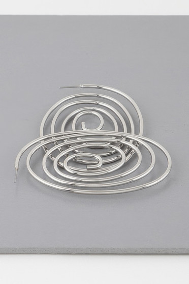 Abstract Swirl Stud Earrings