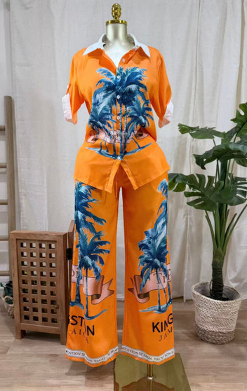Kingston Palms Two-Piece Set