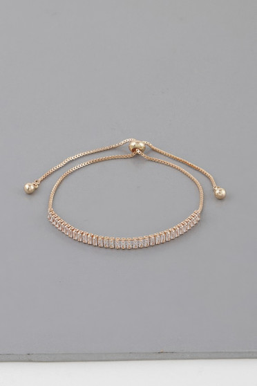 Classic Rhinestone Adjustable Bracelet