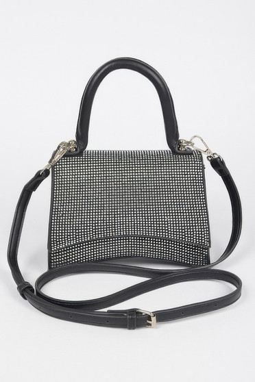 Rhinestone Top Handle Bag​