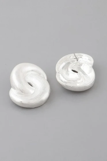 Bulky Double Knot Earrings
