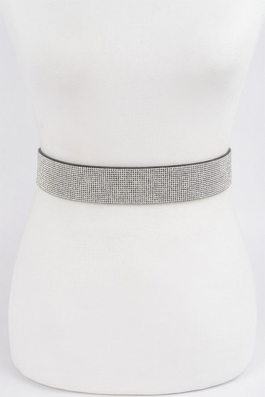Full Rhinestone Waist Belt