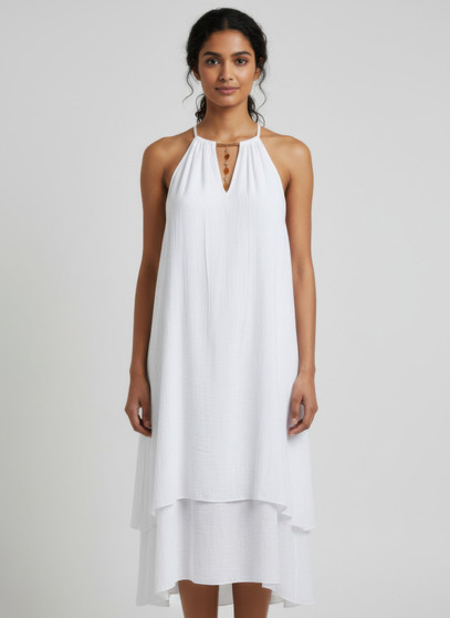 Mlle Gabrielle Solid Sleeveless Dress​​​