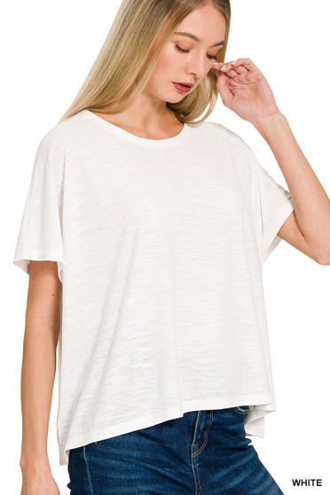 Zenana Round Neck Short Sleeve T-Shirt