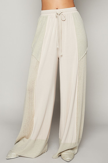 POL Drawstring Wide Leg Pants