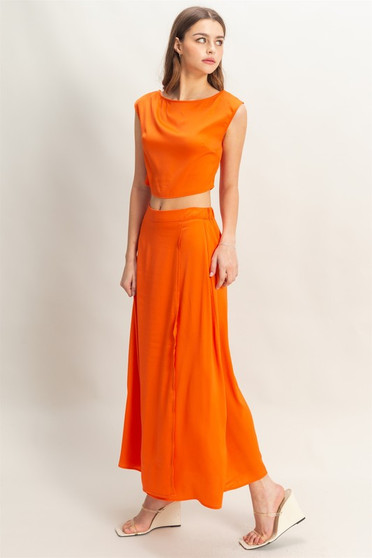 HYFVE Sleeveless Top and Maxi Skirt Set