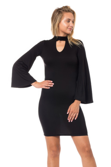 Dty Brush Knee Length Dress