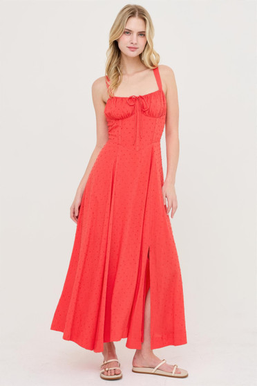 Boned Tie-Back Dress​