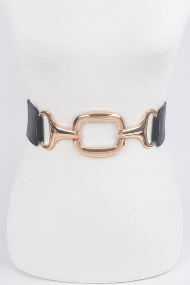 Multi Metal Buckle Stretch Plus Size Belt