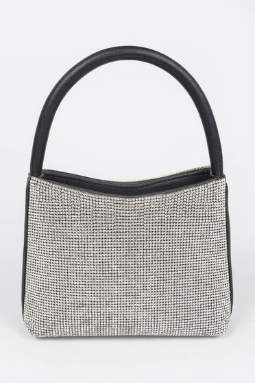 Rhinestone Top Handle Bag​