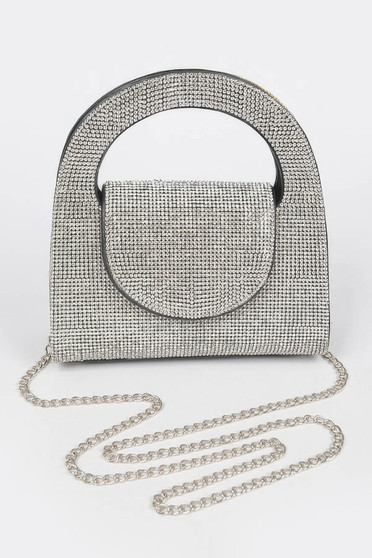 Rhinestone Top Handle Bag​​​​