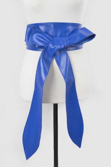 Faux Leather Kimono Belt