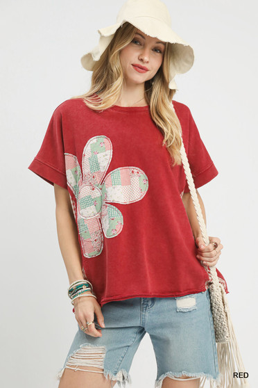 Umgee Mineral Wash French Terry Top