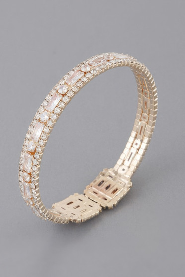 Rhinestone Cuff Bracelet​