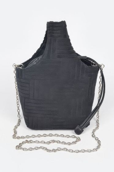 Towel Embossed Chain Bag 