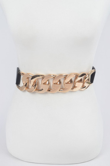 Oversized Chain Plus Size Stretch Belt 
