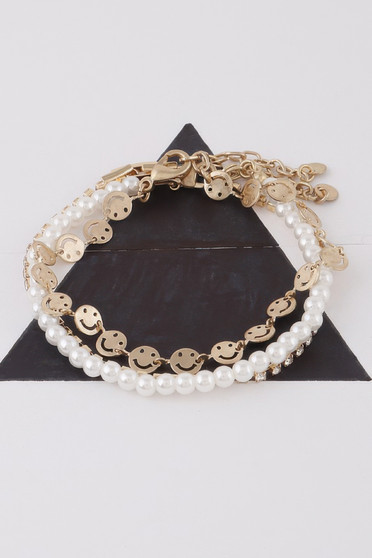 Smiley Face Charms Bracelet 