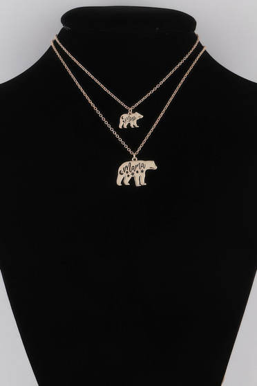 Mini N Mama Bear Necklace 