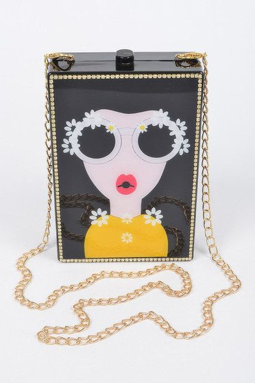 Acrylic Box Clutch 