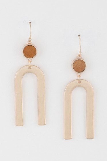 Textured Arch Earrings 