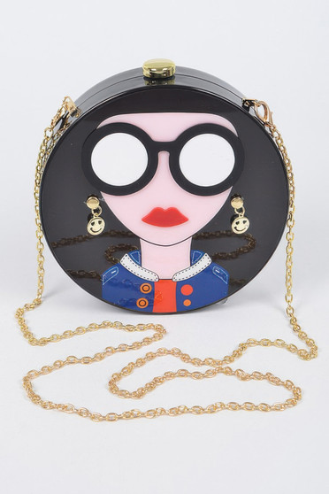 Acrylic Fashion Clutch 