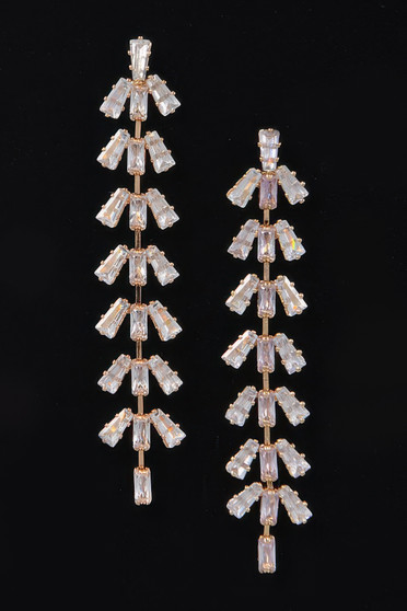 Rhinestone Drop Earring 