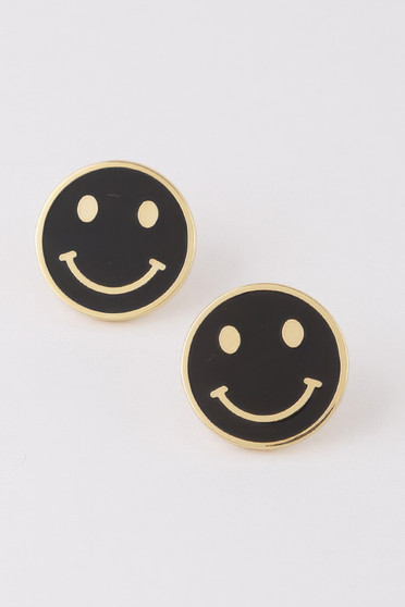 Smiley Face Stud Earrings