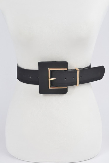 Faux Suede Belt 