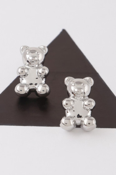 Teddy Bear Stud Earrings 