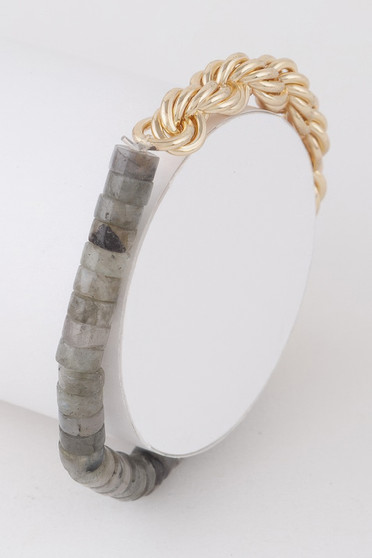 Stone N Chain Bracelet 