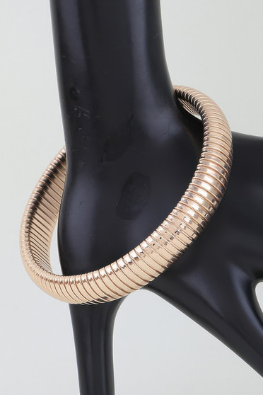 Polished Snake Chain Bangle Bracelet