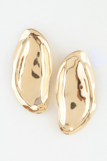Hammered Fashion Drop Earrings