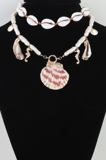 Under The Sea Double Charm Necklace