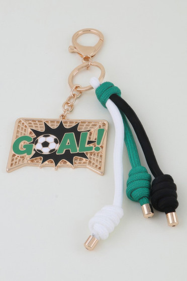 Goal Getter Soccer Bag Charm Key Chain