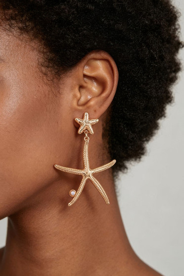 Be My Starfish Drop Earrings 