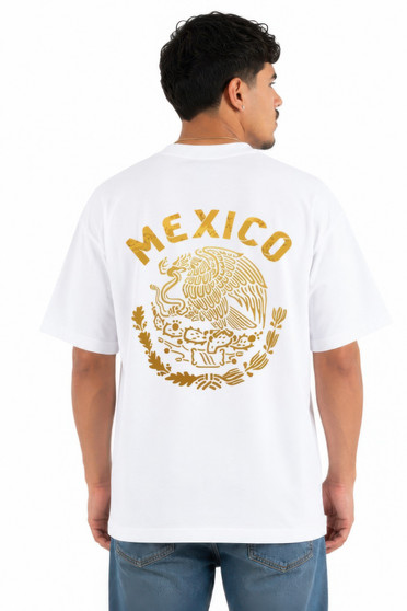 Mexico Print Heavy Weight Graphic Print 7.5 Oz Tee