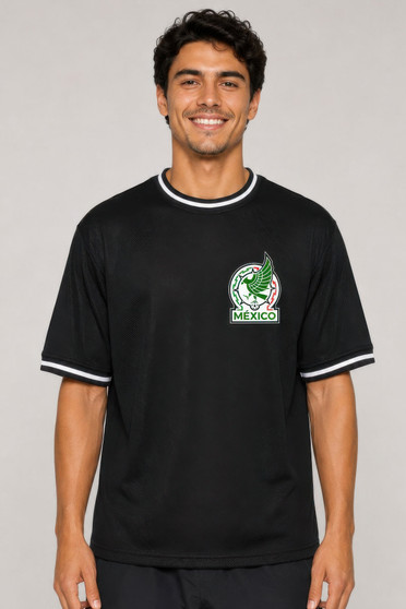 Mexico World Cup Micromesh Round Neck Tshirt