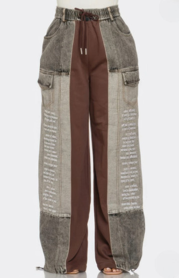 Love Is Dedication Color Block Pants 