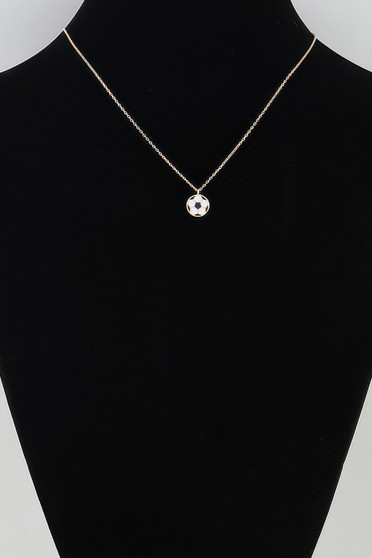 Fun Soccer Pendant Necklace 