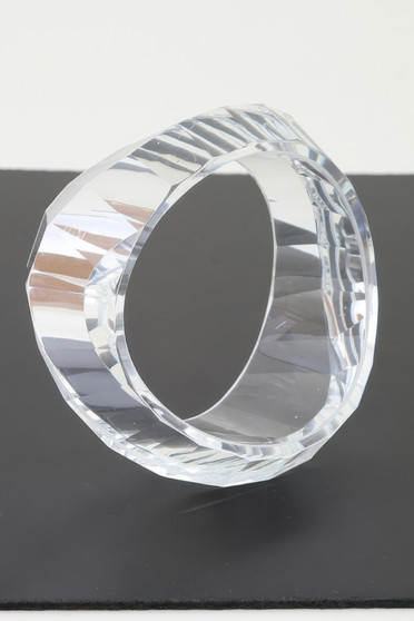 Crystal Transparent Cut Bracelet