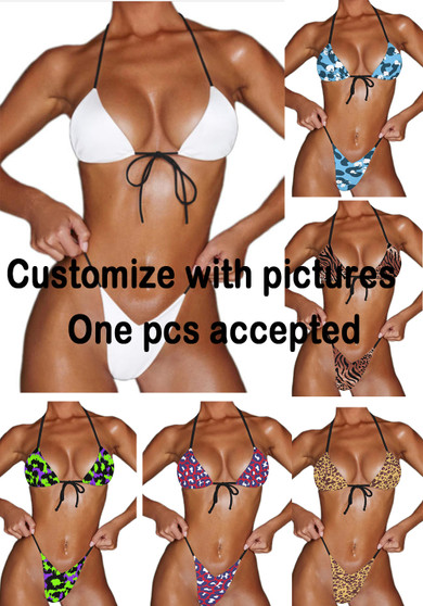 Custom Logo Bikini Women's Bikini Two Pieces Swimwear