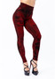 Seamless High Stretch Spring And Winter Printed Women's Fashion Slim Basic Pants